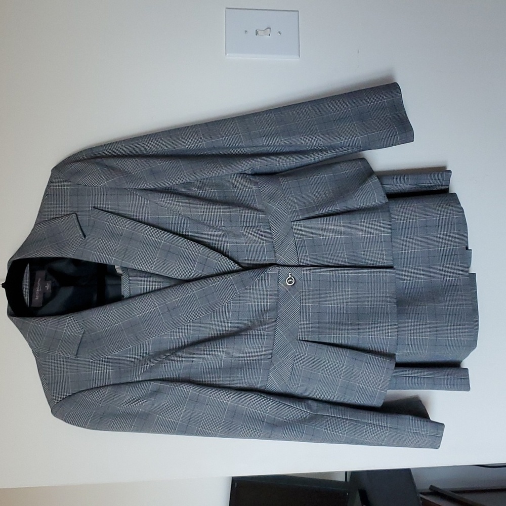 Liz Claiborne SZ 4 Navy Blue Skirt Suit